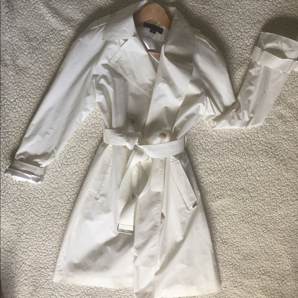 Anne Klein double breasted trench coat